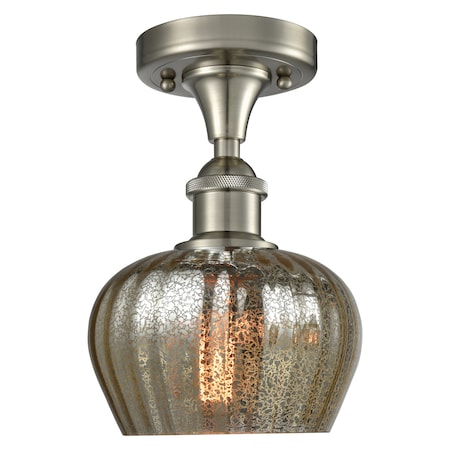 Innovations Lighting One Light Vintage Dimmable Led Semi-Flush Mount 516-1C-SN-G96-LED